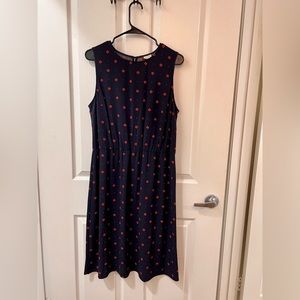 Price Drop! Blue and Red Polka Dot Dress